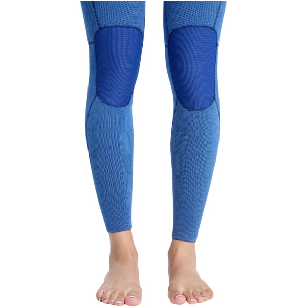 2026 Roxy Womens Elite Xtra Stretch 4/3mm Chest Zip Wetsuit 26BW213504 - Blue Fog